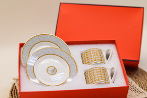 New Product 2 Cups Ceramic Nordic Luxury Coffee <b>Sets</b> Living Room <b>Sets</b> Mosaic Porcelain <b>Tea</b> Cups and Saucers - Product Image 6