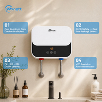 Pemanas Air Tanpa Tangki 4.5kW di Bawah Wastafel 110V 120V Bersertifikasi ETL, Air Panas Instan Tanpa Batas untuk Dapur Multi-titik AS Kanada
