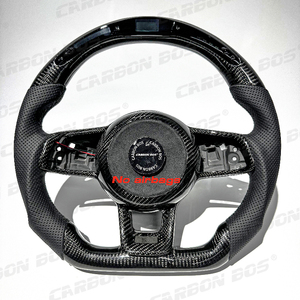 Volant pour Volkswagen Mk7 <span class=keywords><strong>Golf</strong></span> 7 R Mk6 Mk5 GTI <span class=keywords><strong>GTD</strong></span> GTS GTE GLI R-Line CC Led Volant en fibre de carbone Personnalisation - Product Image 1