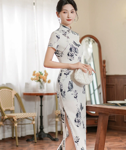 Vêtements traditionnels <span class=keywords><strong>chinois</strong></span>, cheongsams, robe chinoise, qipao, style ethnique, vêtements de mode, fête, vintage, décontracté, été, élégant - Product Image 5