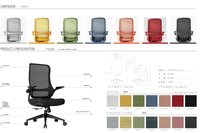 Chaise de bureau multifonctionnelle de haute qualité avec appui-tête réglable, siège pivotant, dossier inclinable, accoudoirs et repose-pieds extensible