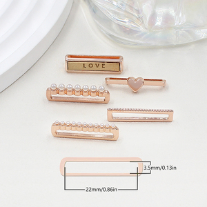 Anillo decorativo para Apple Watch Band Strap Creative Love Pearlet decorar <span class=keywords><strong>correa</strong></span> de <span class=keywords><strong>reloj</strong></span> accesorios encantos para <span class=keywords><strong>iPhone</strong></span> <span class=keywords><strong>correa</strong></span> de <span class=keywords><strong>reloj</strong></span> - Product Image 3