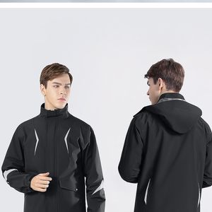 <span class=keywords><strong>Chaqueta</strong></span> de motocicleta Pongee fuerte <span class=keywords><strong>impermeable</strong></span> de <span class=keywords><strong>5000</strong></span> <span class=keywords><strong>MM</strong></span>, capucha desmontable, equipo de lluvia para bicicleta, actividad al aire libre para niñas, senderismo - Product Image 2