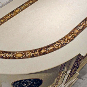 Mobile <span class=keywords><strong>TV</strong></span> Tradizionale in Legno Massello Intagliato a Mano con Quattro Ante, Set di Mobili per Soggiorno - Product Image 2