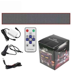 Écran d'affichage LED dynamique flexible en gros, télécommande RGB, panneau matriciel LED Demon, yeux de démon, camion, remorque, 12V 5W - Product Image 1