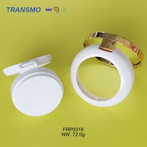 Boîte à poudre transparente en plastique de 0,5 once pour fards à joues, petite boîte à poudre, boîte de rangement pour poudre - Product Image 5