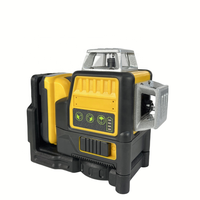 Niveau laser rotatif 3D à 12 lignes, lumière verte, sans fil, auto-nivelant, outil de nivellement laser, vente chaude