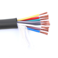 Cable de Altavoz de Alto Rendimiento de 4 Canales, 4~6~8 Núcleos, Conductor de Cobre Desnudo, Revestimiento de Goma, para Computadora Personal
