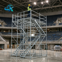 Andamio Industrial Galvanizado de Alta Resistencia, Estructura de Andamio para Construcción, para Proyectos de Almacenes/Talleres