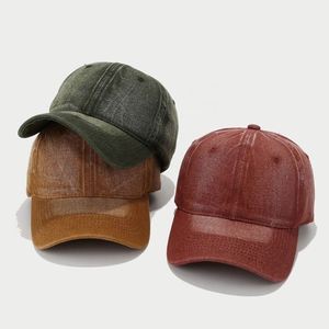 Casquette de baseball vintage en denim délavé, style streetwear décontracté, chapeau de soleil d'été - Product Image 2