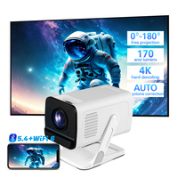 Proyector Portátil Mini para Exteriores Hotack X1AR, Cine en Casa HD, Proyector Inteligente con Android TV