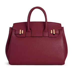 Bolso de Mano de Lujo Clásico Personalizado para Mujer, Bolso de Mujer de Alta Calidad con Textura de Piel de Lichi de Cuero PU - Product Image 4