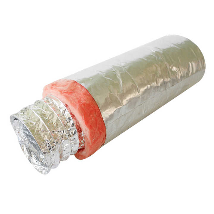 Hvac System air Conditioning Aluminum Foil Fiberglass Insulated ...
