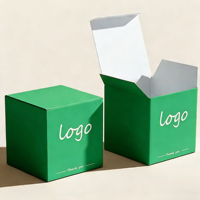 Boîtes à savon avec lamination brillante, carton ondulé blanc, lamination mate, emballage avec personnalisation de la marque, OEM, vente en gros