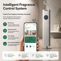 Tuya smart app contrôle électrique arôme diffuseur d'air parfum grande surface huile essentielle tour machine parfum air parfum parfum nébuliseur