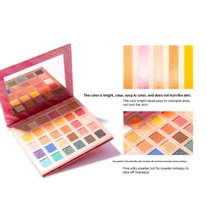 Palette de fards à paupières OEM ODM nacrés, métalliques, brillants, mats, scintillants, arc-en-ciel rêveur, 8 couleurs, maquillage multicolore, vente en gros - Product Image 2