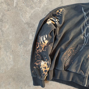 Felpe e Felpe con Cappuccio da Uomo Oversize in Cotone Pesante Personalizzate OEM - Product Image 4