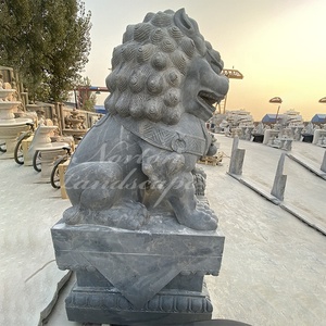 Personnalisé en plein air jardin ornement grand granit fu chiens sculpture marbre chinois <span class=keywords><strong>toto</strong></span> statues <span class=keywords><strong>de</strong></span> chien <span class=keywords><strong>de</strong></span> vente - Product Image 2