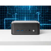 Mini PC Seekmini PH095X con AMD Ryzen 7 8845HS de 8 Núcleos, DDR5 de 8GB/16GB/32GB, SSD de 128GB-1TB GDDR5, Windows 11 para Uso Empresarial, 1 Año de Garantía