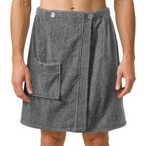 Toalla de Baño de Algodón Súper Absorbente para Hombre, Toalla de Spa con Logotipo Bordado Personalizado para Hombre - Product Image 3