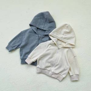 Prix d'usine – Nouveaux ensembles de vêtements pour bébés garçons, 2 pièces, tenues d'automne, sweat-shirt à manches longues, t-shirt uni, haut à capuche, ensembles de vêtements pour bébés - Product Image 3