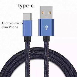USB Cer fied Tipo C Cable USB C Cable Nylon Trenzado Cargador rápido Cable de sincronización para cargar - Product Image 1