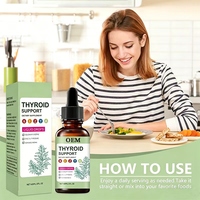 Complément alimentaire liquide oral Source Factory ODM à l'iode et au sélénium naturels pour le soutien de la thyroïde et l'énergie, 60 ml