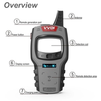 Programador de Llaves Remotas VVDI Mini Key Tool Sin Función de Clonación 96bit 48-Clone Compatible con Android Versión Global
