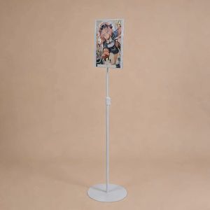 Expositor A4 Ajustable en Altura con Poste Telescópico Suave y Sistema de Bloqueo Seguro - Product Image 1