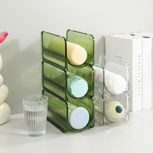 Support de tasses transparent multicouche pour bureau, organisateur de rangement empilable pour tasses isothermes, utilisation à la maison ou au bureau - Product Image 1
