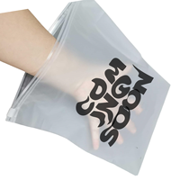 Custom Printed Logo Clothing <strong>Packaging</strong> Zipper Bag Slide Zip Lock T Shirt Underwear Frosted Matte Packing Clothes Plastic Bags