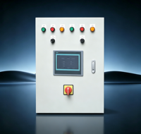 Boîtier de commande PLC, contrôleur logique programmable, boîtier de commande électrique avec panneau de commande à écran tactile
