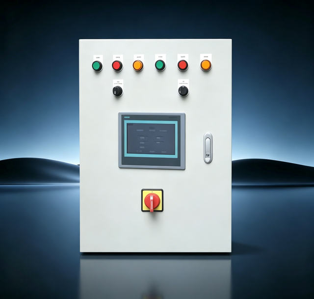PLC Control Box Programmable Logic Controller Electrical Control Box With Touch Screen Button Operation Panel