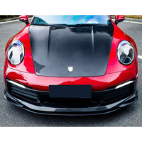 Nouveau capot avant en fibre de carbone sèche style OEM pour 911 992 2018-Présent avec boulons, pièces et accessoires de carrosserie automobile