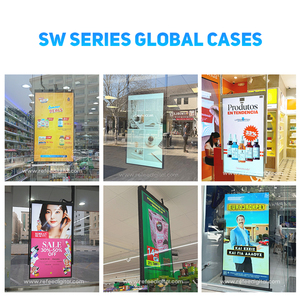 Écran tactile numérique double face haute luminosité IP65 4K personnalisé pour affichage publicitaire en centre commercial, affichage LCD pour vitrine A43c- - Product Image 5