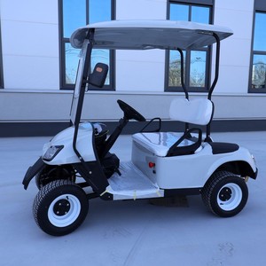 गोल्फ कोर्स रिसॉर्ट होटल रिसेप्शन के लिए रखरखाव-मुक्त लिथियम बैटरी से लैस 2 यात्री सफेद गोल्फ बुगी - Product Image 2