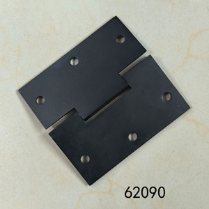 Bisagra de Cobre para Muebles 88.8x84.7mm, 3mm de Grosor, 4 Agujeros, Superficie Completa, Uso Industrial para Puertas, Tratamiento Antioxidante - Product Image 5