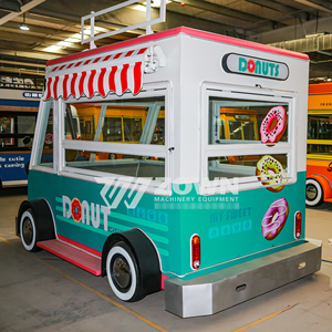 Retro Electric Mobile Food Van Multifunctional Food Cart Street Vendor Coffee Ice Cream <b>Concession</b> Truck - Product Image 6