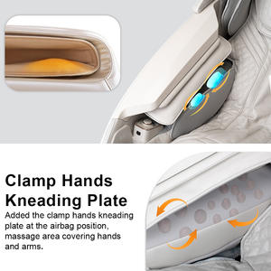 Blanc 4d sl piste zéro gravité ai ion chaise de massage physiothérapie infrarouge complet du corps - Product Image 5