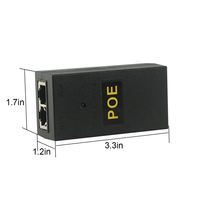 Injecteur PoE de bureau 48V 24V 0.5A 1A, adaptateur Ethernet RJ45 pour caméra IP, CCTV, téléphone, ABS, RoHS, Kuncan