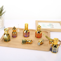 Vente Flash : Flacons d'Attar 3ml, 6ml, 12ml – Flacons Fantaisie avec Applicateur Roll-on ou Bâtonnet pour Huiles Essentielles