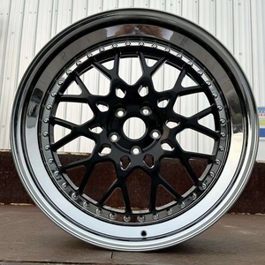 Rines Automotrices de Aluminio Forjado de Tres Piezas Personalizados, Negro Plateado, 5x120 5x130 5x112, 18-22 Pulgadas, Diseño Cóncavo - Product Image 3