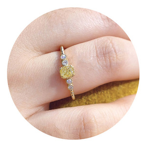 Anillo Cuadrado Geométrico de Cobre, Clásico y Elegante, Joyería Moderna para Mujer, Uso Diario - Product Image 6