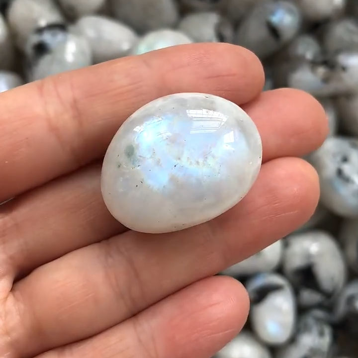 Wholesale Natural Moonstone Gravel Stone Moonstone Crystal Tumble