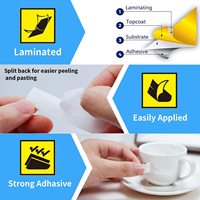 Cinta de Etiquetas Negra sobre Transparente de 9 mm x 8 m, 100% Compatible con Brother TZe-121 TZe121 para Impresora de Etiquetas P-Touch