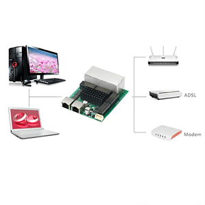 10 cổng Gigabit <span class=keywords><strong>Ethernet</strong></span> chuyển đổi PCB 1000Mbps mạng chuyển đổi Board <span class=keywords><strong>Ethernet</strong></span> mô-đun chuyển đổi cho chơi game làm việc <span class=keywords><strong>OEM</strong></span> ODM - Product Image 3