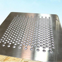 Grille de haut-parleur en acier inoxydable de 1,5 mm, maille perforée, tamis à grains, plaque de maille perforée pour l'agriculture