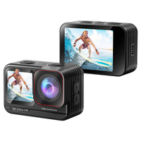 Caméra d'action HD 5K T20S 48MP Double écran Anti-tremblement 6 axes Étanche 5M Angle ultra large 130° Carte TF 256 Go pour le cyclisme