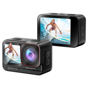 กล้องแอคชั่น 5K HD รุ่น T20S ความละเอียด 48MP หน้าจอคู่ ระบบกันสั่น 6 แกน กันน้ำลึก 5 เมตร มุมกว้างพิเศษ 130 องศา รองรับการ์ด TF 256GB สำหรับการปั่นจักรยาน - Product Image 2