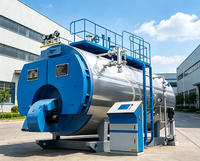 Chaudière à vapeur horizontale automatique à gaz naturel et mazout de 2 tonnes, haute efficacité, facile à utiliser, best-seller pour l'industrie alimentaire